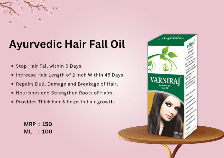 VARNIRAJ Hair Care Combo Pack – Ayurvedic Hair Oil 100ml + Anti Dandruff Shampoo Conditioner 200ml