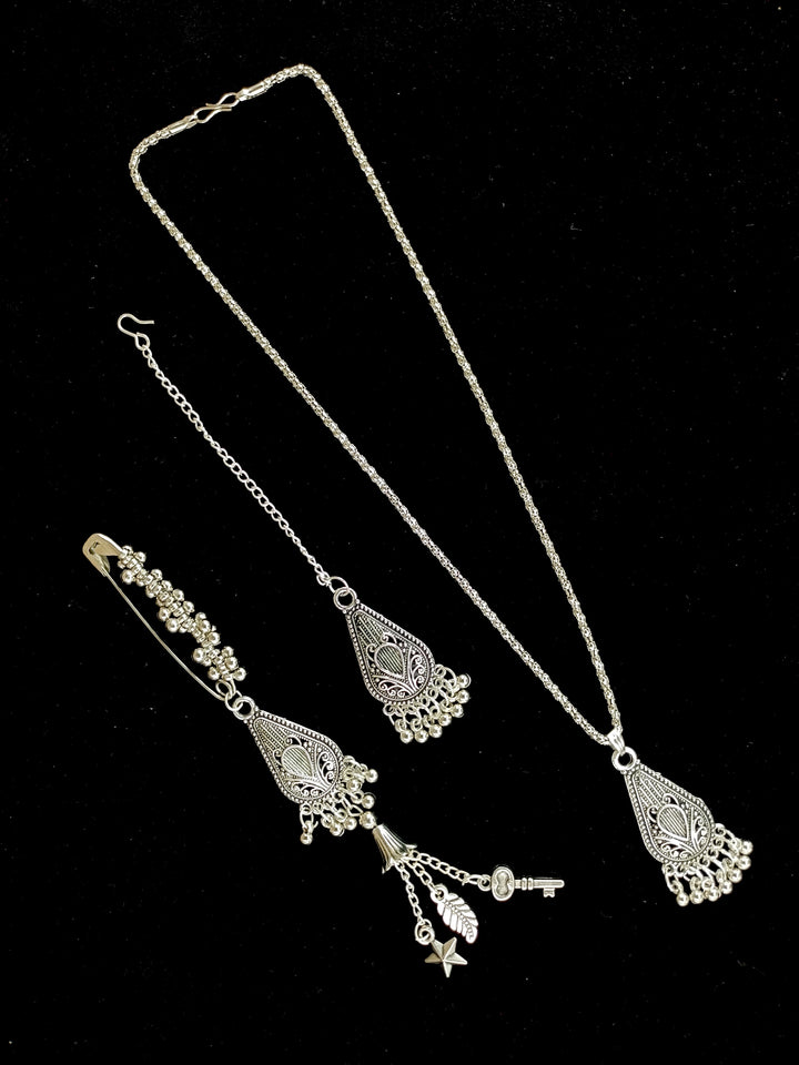 “Royal Drop Silver Charm Set”