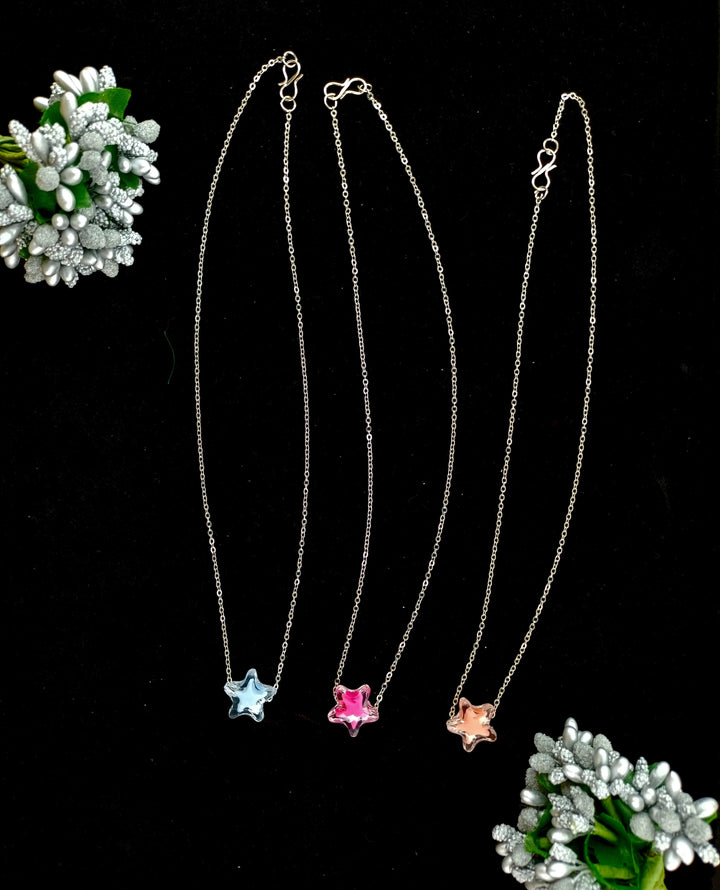 Dreamy Star Pendant Necklaces – Set of 3