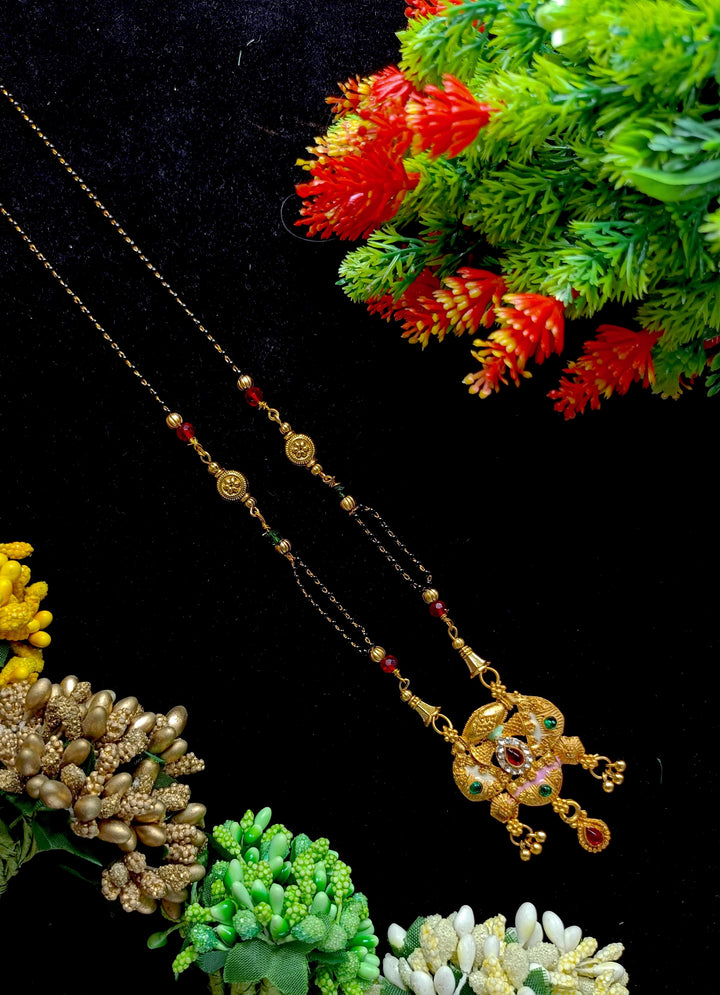 Royal Kundan Dual-Chain Mangalsutra