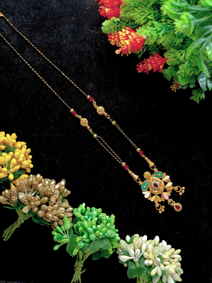 Elegant Peacock-Inspired Mangalsutra