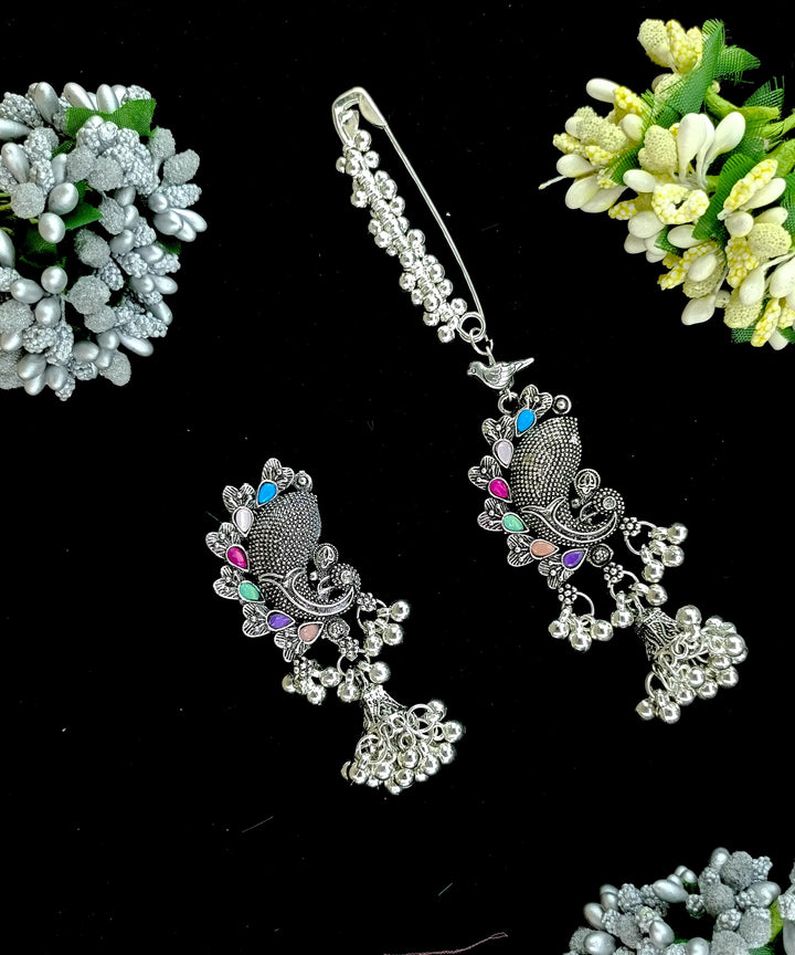 2 pis combo long silver saree pin (HLsp-01)