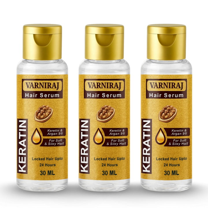 VARNIRAJ combo 3 pis set Ayurvedic Hair Serum (30 ML)
